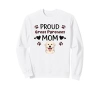 Proud Pyr Mom Great Pyrenees Dog Lover Sweatshirt