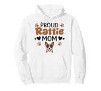 Proud Rattie Mom Rat Terrier Dog Lover Pullover Hoodie