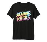 Proud Reading Rocks Literacy Teacher ELA Appreciation 1st Premium T-Shirt