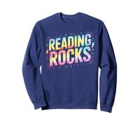 Proud READING ROCKS Literacy Teacher ELA Appreciation 1st Sweatshirt