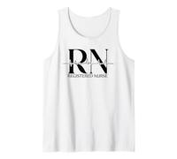 Proud Registered Nurse RN EKG Heartbeat Design Tank Top