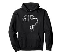 Proud Rottweiler Silhouette dog mom Rottie Rottweiler dog Pullover Hoodie