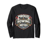 Proud Rowing Brother Boat Rower Crew Sister Matching Family Long Sleeve T-Shirt