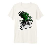 Proud Saudi Arabia IKHLAT Saudia Country Favorite Cheer Premium T-Shirt
