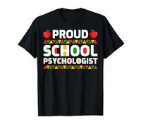 Proud School Psychologist Afro Black History Month Counselor T-Shirt