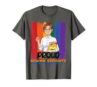 Proud School Security Rainbow Pride School Classroom Support T-Shirt