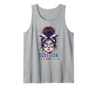 Proud Scot Ma Mam Scottish Mum Fun Family Day Out Tank Top