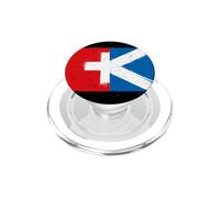 Proud Scottish Swiss Fans Vintage Scotland Switzerland Flags PopSockets PopGrip for MagSafe
