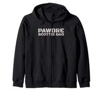 Proud Scottish Terrier Dad Dog Lover Zip Hoodie