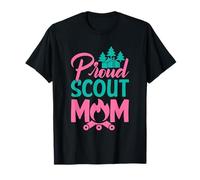 Proud Scout Mom Scouting Nauture Camping Girls Scout T-Shirt
