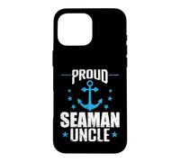 Proud Seaman Uncle Anchor Nautical Case for iPhone 16 Pro Max