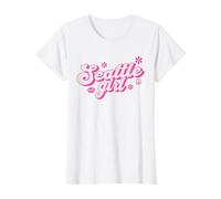 Proud Seattle Girl Retro Groovy City T-Shirt