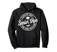 Proud Senior Mom Class of 2026 I'm Not Crying You're Crying Pullover Hoodie