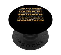 Proud Sergeant Major One Percent PopSockets Adhesive PopGrip