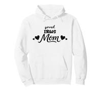 Proud Setter Mom Irish Red and White Setter Dog Lover Pullover Hoodie