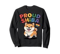 Proud Shiba Rainbow Shiba Inu Pride Dog Sweatshirt