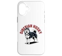 Proud Siberian Husky Dog Breed Owner Case for iPhone 16 Plus