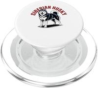 Proud Siberian Husky Dog Breed Owner PopSockets PopGrip for MagSafe