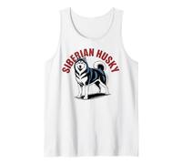Proud Siberian Husky Dog Breed Owner Tank Top