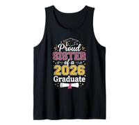 Proud Sister Class of a 2026 Graduate Senior 2026 Graduation Tank Top