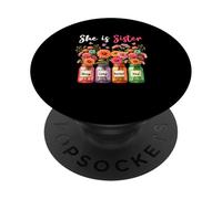 Proud Sister Loving Strong Beautiful Kind Mother's Day PopSockets Adhesive PopGrip