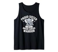 Proud Sister of a Brain Cancer Warrior Elephant Tank Top