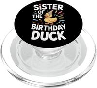 Proud Sister Of The Birthday Duck Celebration Style PopSockets PopGrip for MagSafe