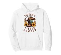 Proud Sister's Little Cowboy Boots Rodeo Western Family Pullover Hoodie