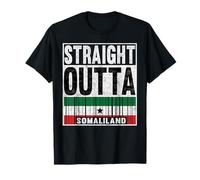 Proud Somalilander Straight Outta Somaliland Flag T Shirt T-Shirt