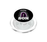 Proud Son Ace Pride Boho Rainbow PopSockets PopGrip for MagSafe