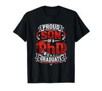 Proud Son of a PhD Graduate Doctorate Program Graduation T-Shirt