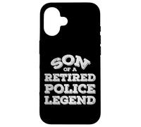 Proud Son Of A Retired Police Officer Veteran Policeman Case for iPhone 16