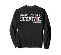 Proud Son Of A Survivor Breast Cancer Awareness Support Sweatshirt