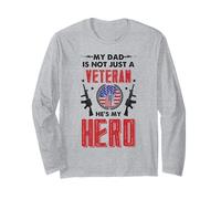 Proud Son Of A Veteran - Support Veteran Family Long Sleeve T-Shirt