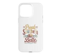 Proud Southern Belle Vintage Western Desert Cactus Sunset Case for iPhone 15 Pro Max