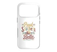 Proud Southern Belle Vintage Western Desert Cactus Sunset Case for iPhone 17 Pro