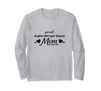 Proud Springer Mom English Springer Spaniel Dog Lover Long Sleeve T-Shirt