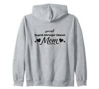 Proud Springer Mom English Springer Spaniel Dog Lover Zip Hoodie