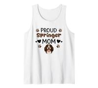 Proud Springer Mom Springer Spaniel Dog Lover Tank Top