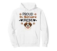 Proud St. Bernard Mom Saint Bernard Dog Lover Pullover Hoodie