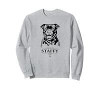 Proud Staffy Dad Funny Dogs Owner Staffordshire Bull Terrier Sweatshirt