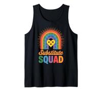 Proud Substitute Squad Teacher School Camp Sub Teaching Aide Tank Top