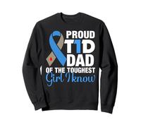 Proud T1D Dad Of The Toughest Girl I Know Sweatshirt