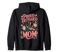 Proud Tattooed Mom Inked Mother Zip Hoodie
