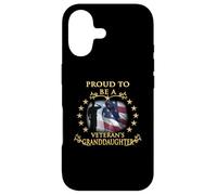 Proud Thank You Veteran Granddaughter American Flag Salute Case for iPhone 17