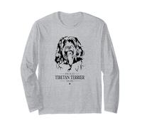 Proud Tibetan Terrier Mom Funny Dogs Owner Dog Long Sleeve T-Shirt