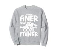 Proud To Be A Coal Miners Daughter Mining Pickaxe Sweatshirt, Adult Unisex, Heather Grey, XX-Large