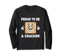 Proud to Be A Cracker Halloween Humor Snack Meme Long Sleeve T-Shirt
