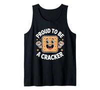 Proud to Be A Cracker Halloween Humor Snack Meme Tank Top