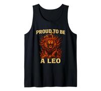 Proud to Be a Leo The Lion Zodiac Horoscope Tank Top